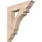 Ekena Millwork Merced Traditional Smooth Bracket, Douglas Fir, 5 1/2"W x 30"D x 34"H BKT06X30X34MRC01SDF - alternate 1